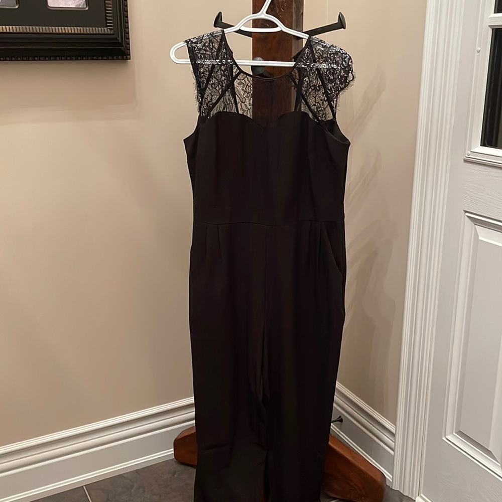 Black lace jumpsuit